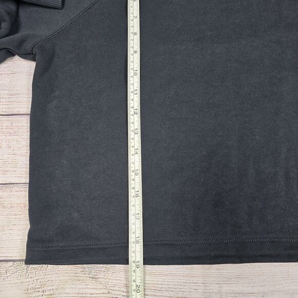 Under Armour Sweatshirt Womens Sz Small Black UA Terry Crop Crewneck Loose NWT - Picture 9 of 9